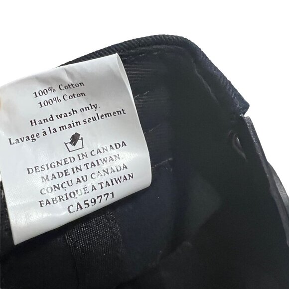 NEW Whistle & Flute Kids Black Embroidered Je T'aime Flat Brim Cap Hat - Picture 6 of 6